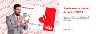 Sacá tu tarjeta de débito GRATIS. Abrí tu SuperCuenta 100% online y empezá a ahorrar.